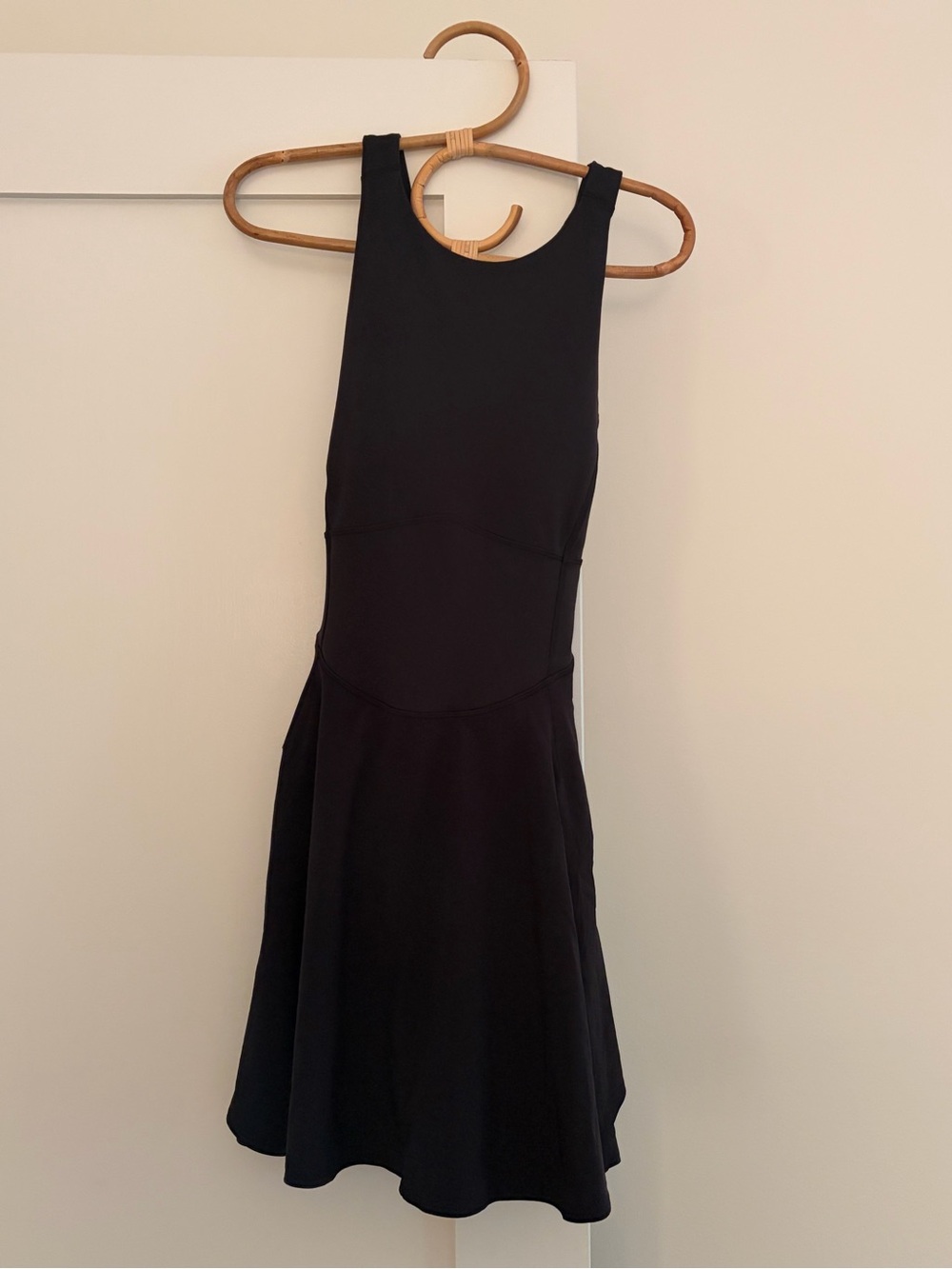 Lululemon Black Tennis Dress Cross Back